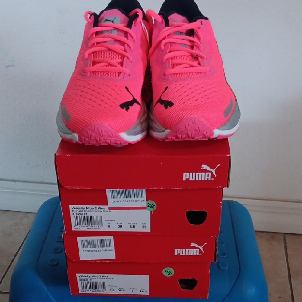 Puma Pink Athletic Shoes
